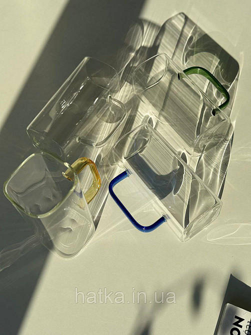 Кухоль чашка Olens "Чайний майстер" 350 мл 8030-276 прозора ручка Київ - фото 2