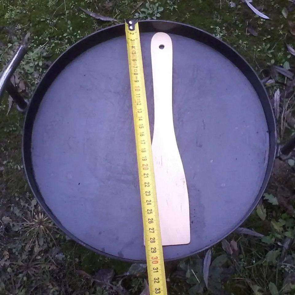 Сковорода з диска борони для багаття 30 см для пікніка, диск для смаження Київ - фото 3