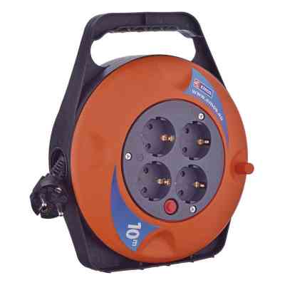 Мережевий подовжувач EMOS катушка 4 роз., 10 м (P19510) Вінниця