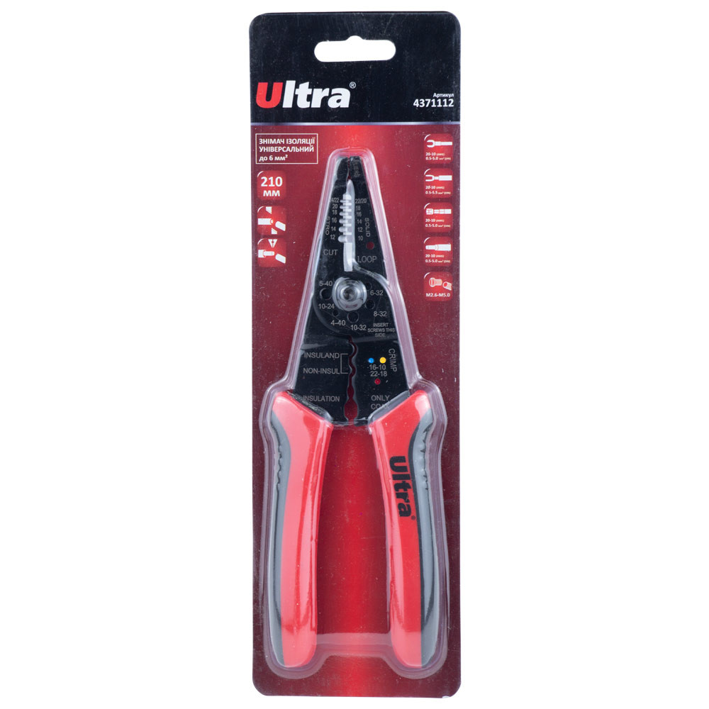 Ultra Съемник изоляции универсальный до 6мм² ULTRA (4371112) Коломия - фото 6