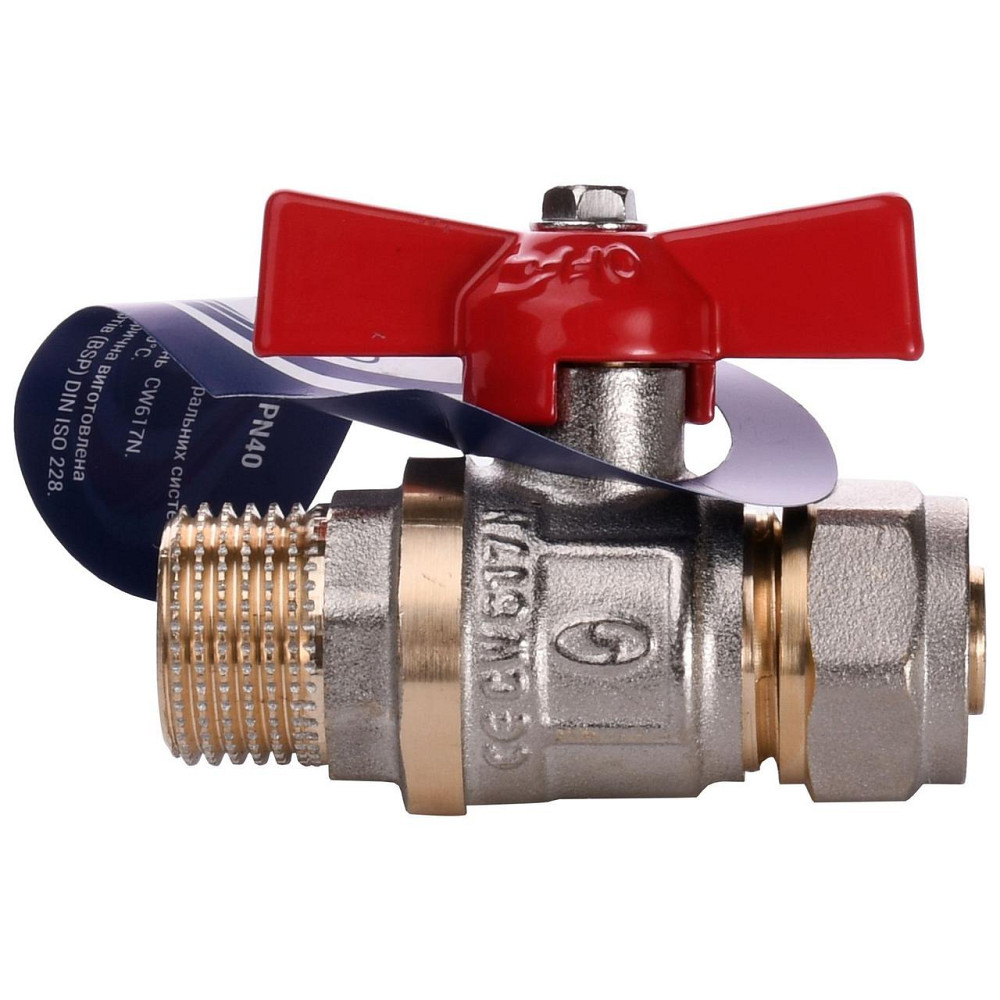 Кран кульовий SOLOMON 16х1/2″ B1183 зовнішня різьба (000001240) Київ - фото 4