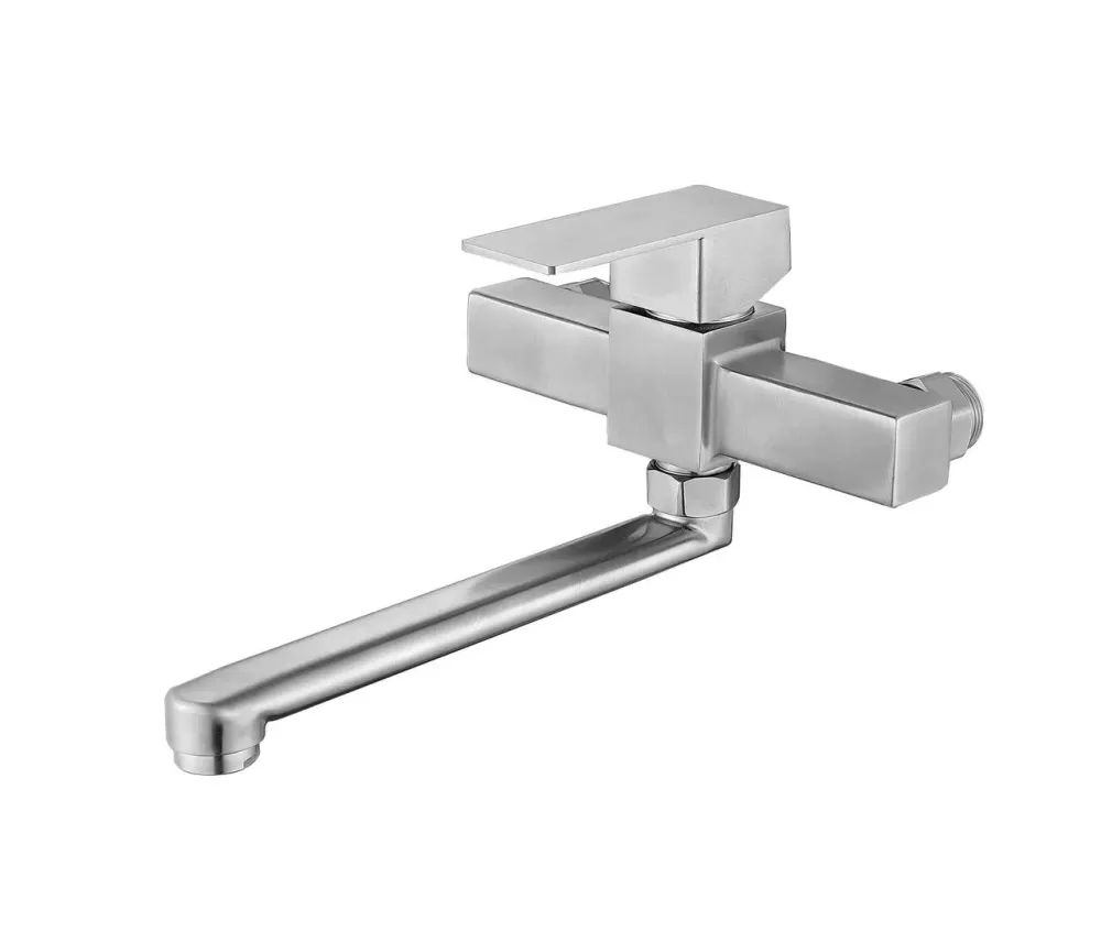 Змішувач настінний для кухні WEZER PRO12-02 нержавіюча сталь, сатин Київ - фото 2