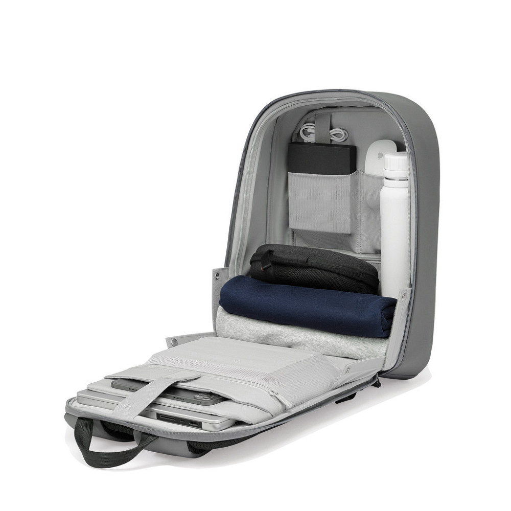 Рюкзак городской XD Design Bobby Edge 17л с защитой от краж и порезов (Серый) Винница - изображение 8