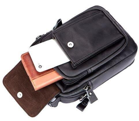 Сумка мужская кожаная Vintage 14816 Черная Киев - изображение 2