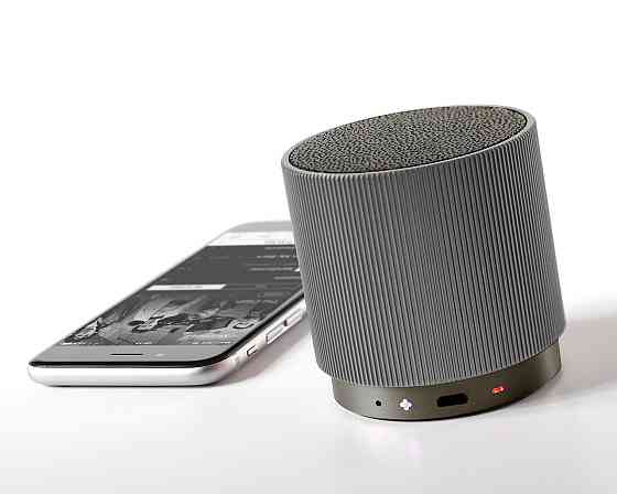 Портативний динамік Lexon Fine Speaker, сірий Рівне