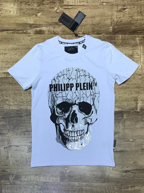 Футболка чоловіча с принтом  46 Біла 2664091016 Дніпро - фото 1