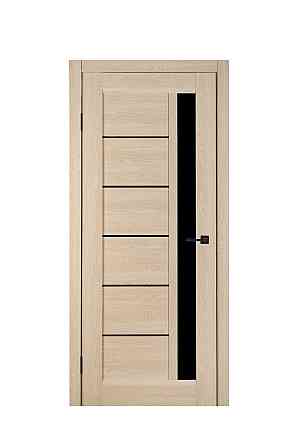 Дверь Реликт Корт Акация + Черное стекло 70*200 см Межкомнатные двери Прочные двери для дома Киев