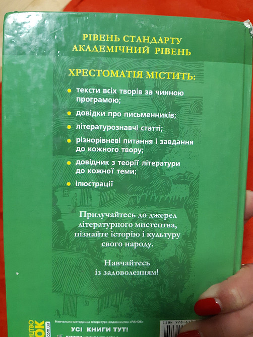 Українська література хрестоматія-довідник Борзенко - Б/У Киев - изображение 2