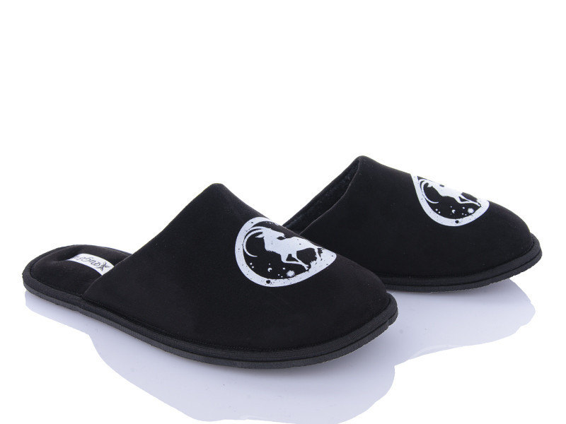 Капці Козеріг Знак зодіаку Чоловічі закритий носок Pago 22.12-19.01 чорний Одеса - фото 2