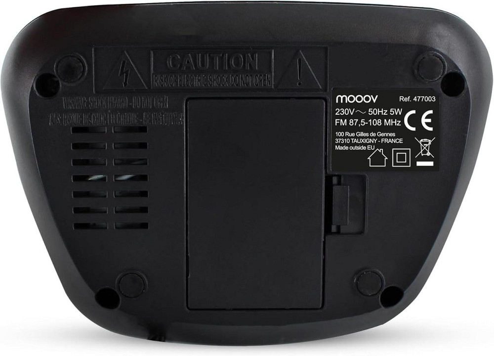 Радиочасы будильник Metronic цифровые красная подсветка двойной будильник таймер сна сетевой черный Киев - изображение 6