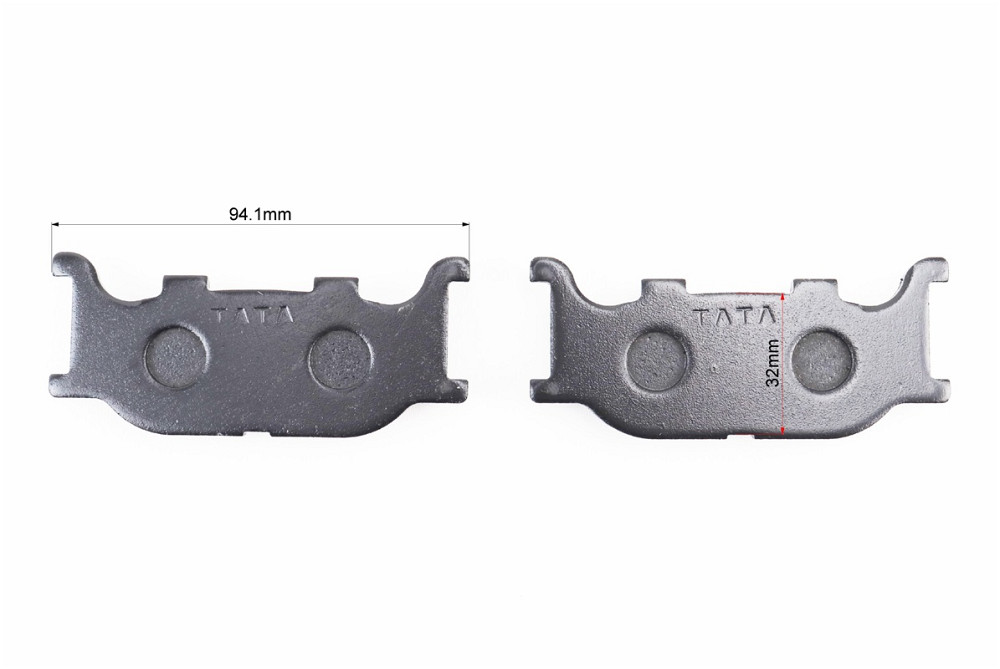 Гальмівні колодки (дискові) Yamaha SR125/FZ6/YP 250/MAJESTY 250/XVS 1100/TZR 150 R/CP 250/XVS 1100/FZ6/TDR 125 к-кт Київ - фото 2