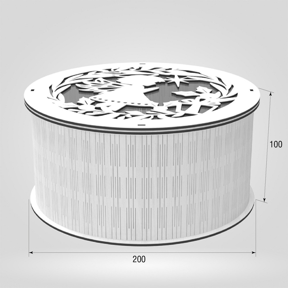 Подарункова коробка EKOSTAR d200 h100 Київ - фото 4