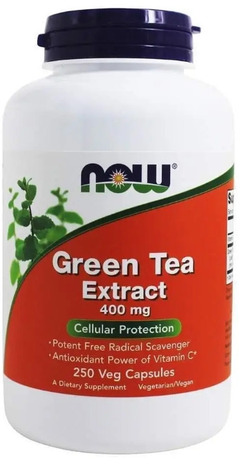 Екстракт зеленого чаю Now Foods Green Tea 400 мг 250 веге капс Київ - фото 1