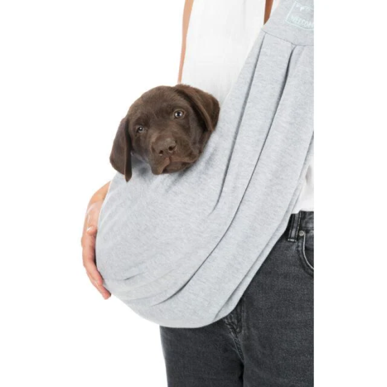 Слінг-переноска для собак і котів Trixie Soft (Триксі) 22х20х60 см до 5 кг Сірий Запоріжжя