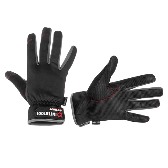 Перчатка из спандекса, Touchscreen, антискользящее покрытие ладони, вставки 