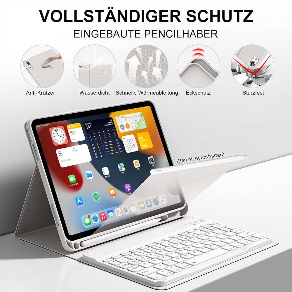 Чохол клавіатура для iPad A16 2025/iPad 10-го покоління (2022) A2696 / A2757 / A2777 із замінною батарейкою Дніпро - фото 8