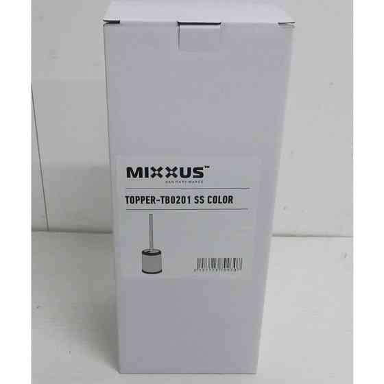 Йоржик для унітазу підлоговий Mixxus Topper-TB0201 SS Color колір нержавійка (MI7093) Київ