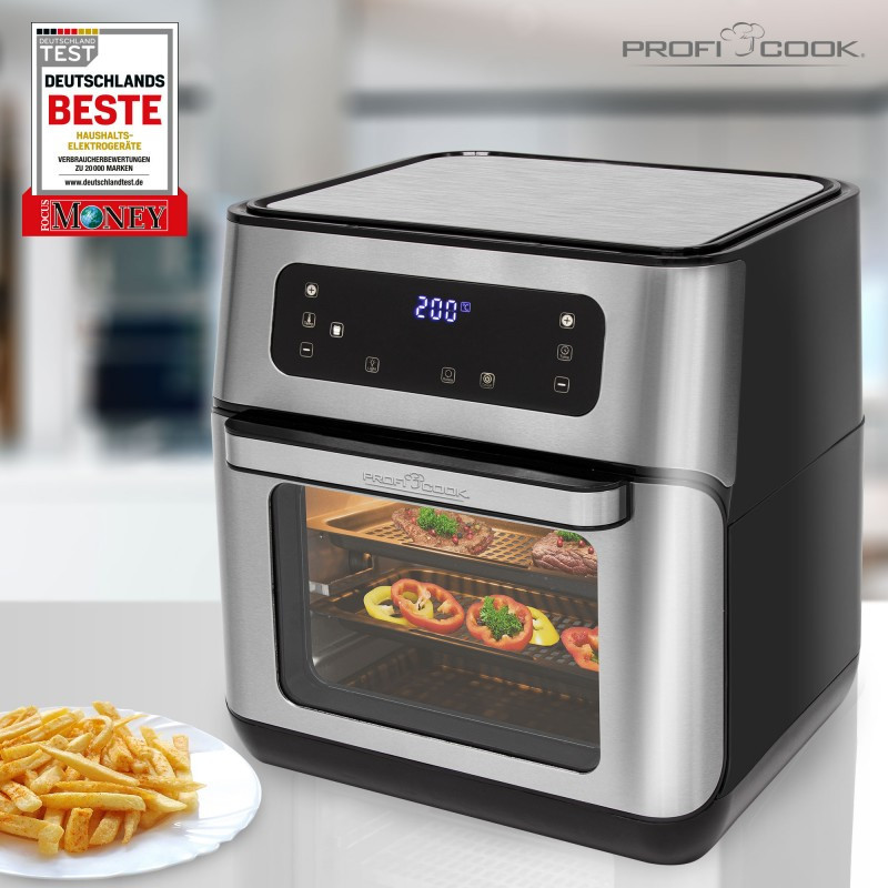 Аэрофритюрница мультипечь без жира 11 литров 9 автоматических программ Profi Cook PC-FR (1200) Нововолынск - изображение 7