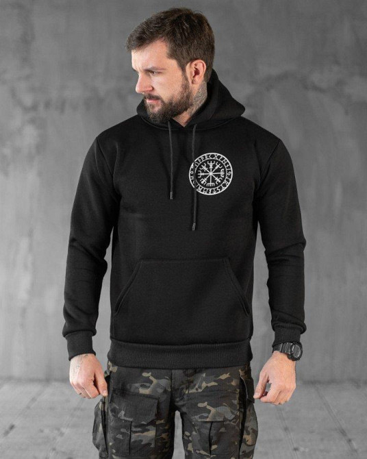 Худи CELEO на флисе  Руны ВТ7918 Одесса - изображение 2