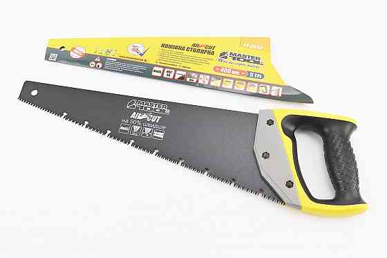 Ножівка по дереву 400мм, 9TPI MAX CUT, загартований зуб, 3D заточування, тефлонове покриття, BLACK ALLIGATOR 14-2440 Київ