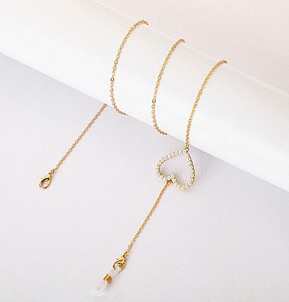 Ланцюжок для окулярів жіночий Сердечко Київ - фото 1