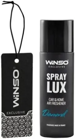 Ароматизатор-спрей WINSO Spray Lux Exclusive CARD Black — элегантность и свежесть в каждой капле Ковель