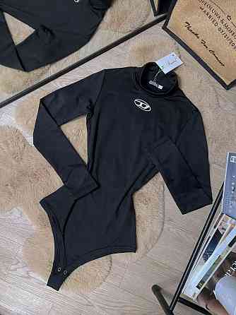 Женский стильный боди под горло с длинными рукавами микромасло с начесом Турция 46 Одесса