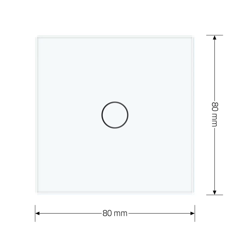 Розумний сенсорний прохідний/перехресний EC вимикач 1 сенсор Livolo білий скло (VL-M7FC1SZ2-2WP) Коломыя - изображение 6