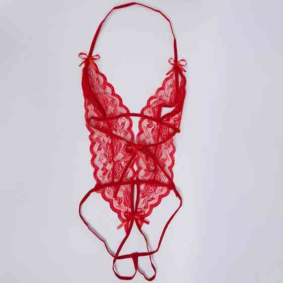 Женский пеньюар эротический красный - размер универсальный (42-46р.) Киев