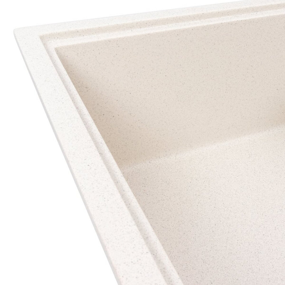 VALESO Гранітна мийка VALESO GALANS 7850 матова Біла в крапку Киев - изображение 5