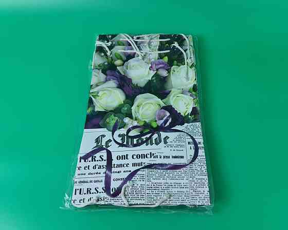 Большой бумажный пакет вертикальный  25/37/8(артBV-070) (12 шт) Харьков