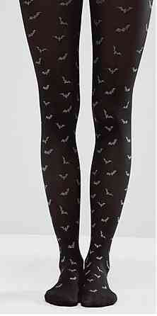 Дитячі колготки Кажани з блискітками на Хелловін 40 den 146-152 на 10-12 років чорний Київ