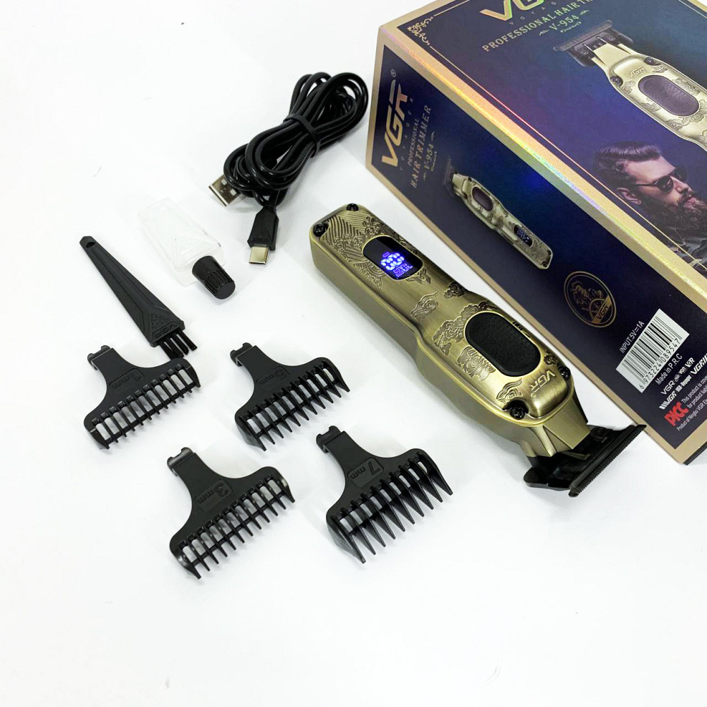 Підстригальна машинка VGR, Машинка для точної стрижки бороди та волосся Бритва тример IV-26 Київ - фото 3