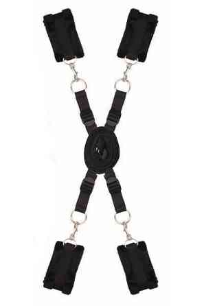 Ремінна система для фіксації до ліжка BLAZE BED RESTRAINT SET Sex Aura Київ