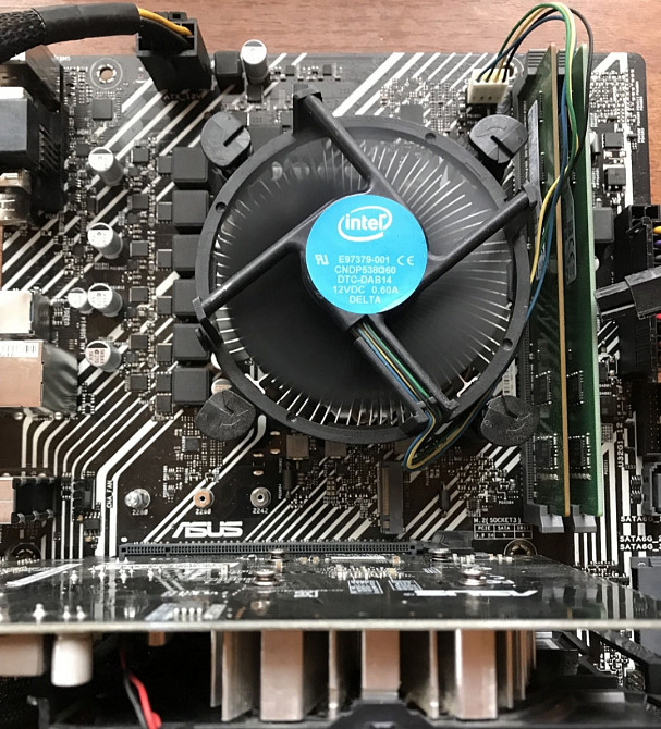 Процесор: 13-105/8Gb. DDR4 RAM / ASUS Prime H510M, кулер. Київ - фото 1