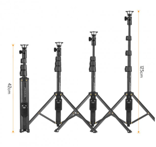 Телескопічний штатив монопод Yunteng VCT-1388 Селфи палиця для камери телефону (Чорний) Вінниця