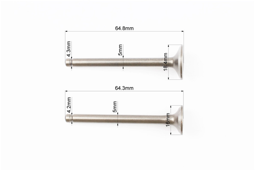 Клапан впускний, випускний к-кт 64мм Киев - изображение 2