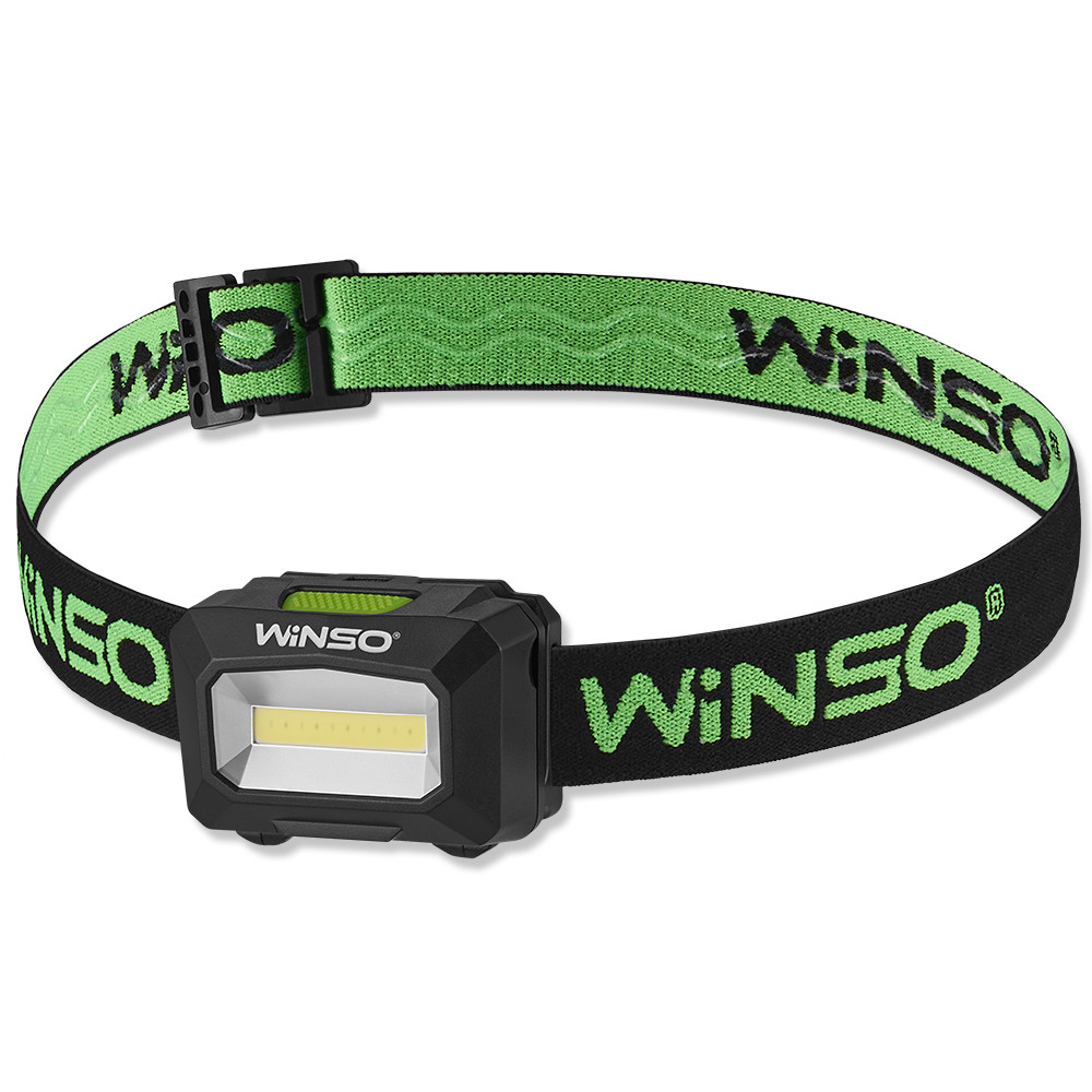 Фонарь налобный Winso 100Lm, 3W COB, 3xAAA, белый/красный Львов - изображение 1