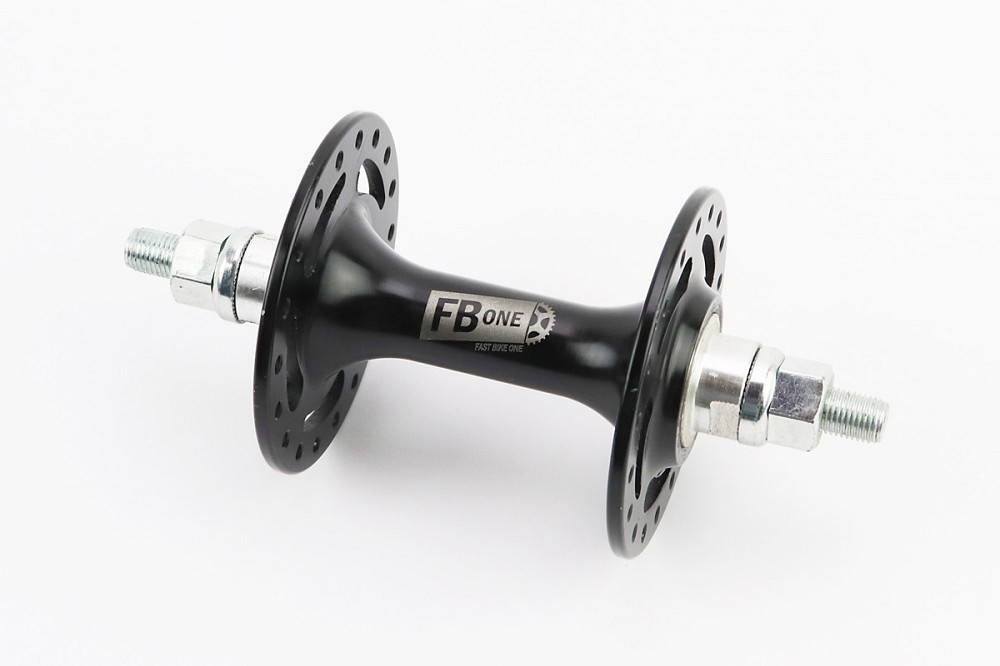 Втулка передня FIX алюмінієва 14Gx36H, 2 пром-підшипники 6000 2RS, крепл. гайка, чорна FB-A266В Киев - изображение 1