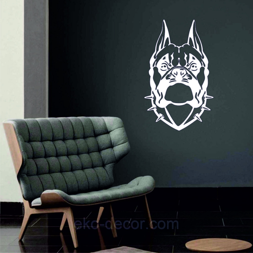 Декоративное настенное Панно «Боксер», Декор на стену 90*56 см, Белый Киев - изображение 3