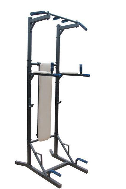 Скамья для жима + турник + пресс + брусья 5 в 1 50х50 мм KZ-802 Черный разборная Киев - изображение 4