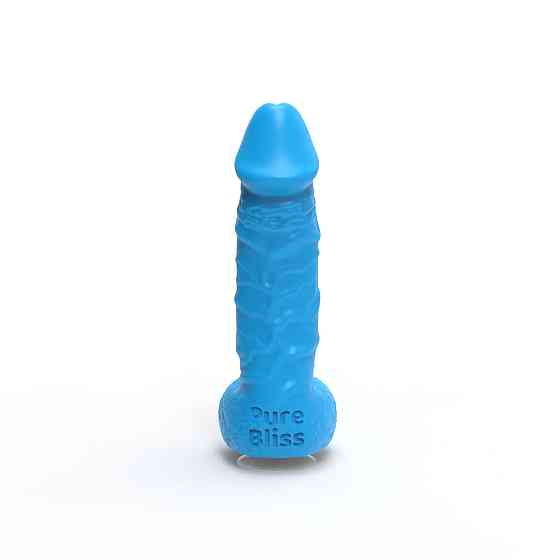 Мыло член на присоске Pure Bliss BIG голубое, 18 см Sex Aura Киев