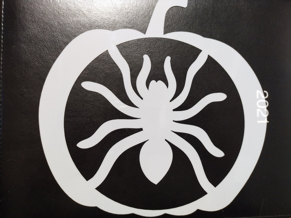 Трафарет Паук 20 на 16 см серый Киев - изображение 1