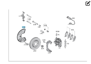 Mercedes-Benz  A1664210120 Передній лівий гальмівний щиток ML/GLE W166 GLE Coupe C292 GL/GLS X166 Одеса