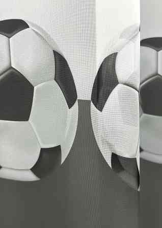 Тюль VR-Textil 1823т Шифон с принтом Молочный с серым 300х270 см (42-0799) Киев