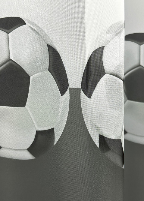 Тюль VR-Textil 1823т Шифон с принтом Молочный с серым 300х270 см (42-0799) Киев - изображение 6