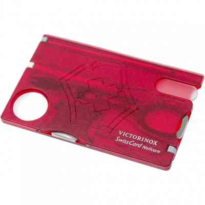 Мультитул Victorinox SwissCard NailCare Transparent Red (0.7240.T) Вінниця