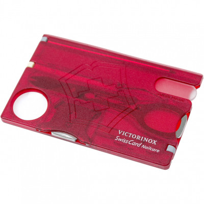 Мультитул Victorinox SwissCard NailCare Transparent Red (0.7240.T) Вінниця - фото 5