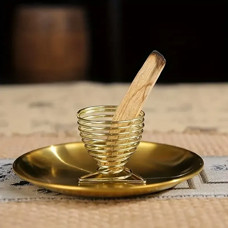 Тримач для Пало Санто та благовоній – універсальна золота підставка Київ - фото 5