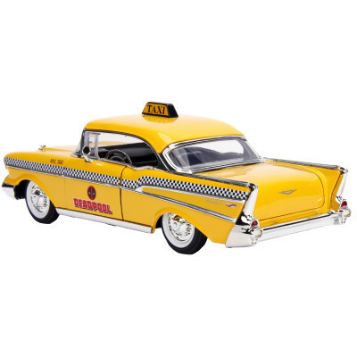 Машина Jada металева "Марвел. Жовте таксі" Чеві Бел Ейр (1957) з фігуркою Дедпула 1:24 (253225001) Вінниця - фото 12